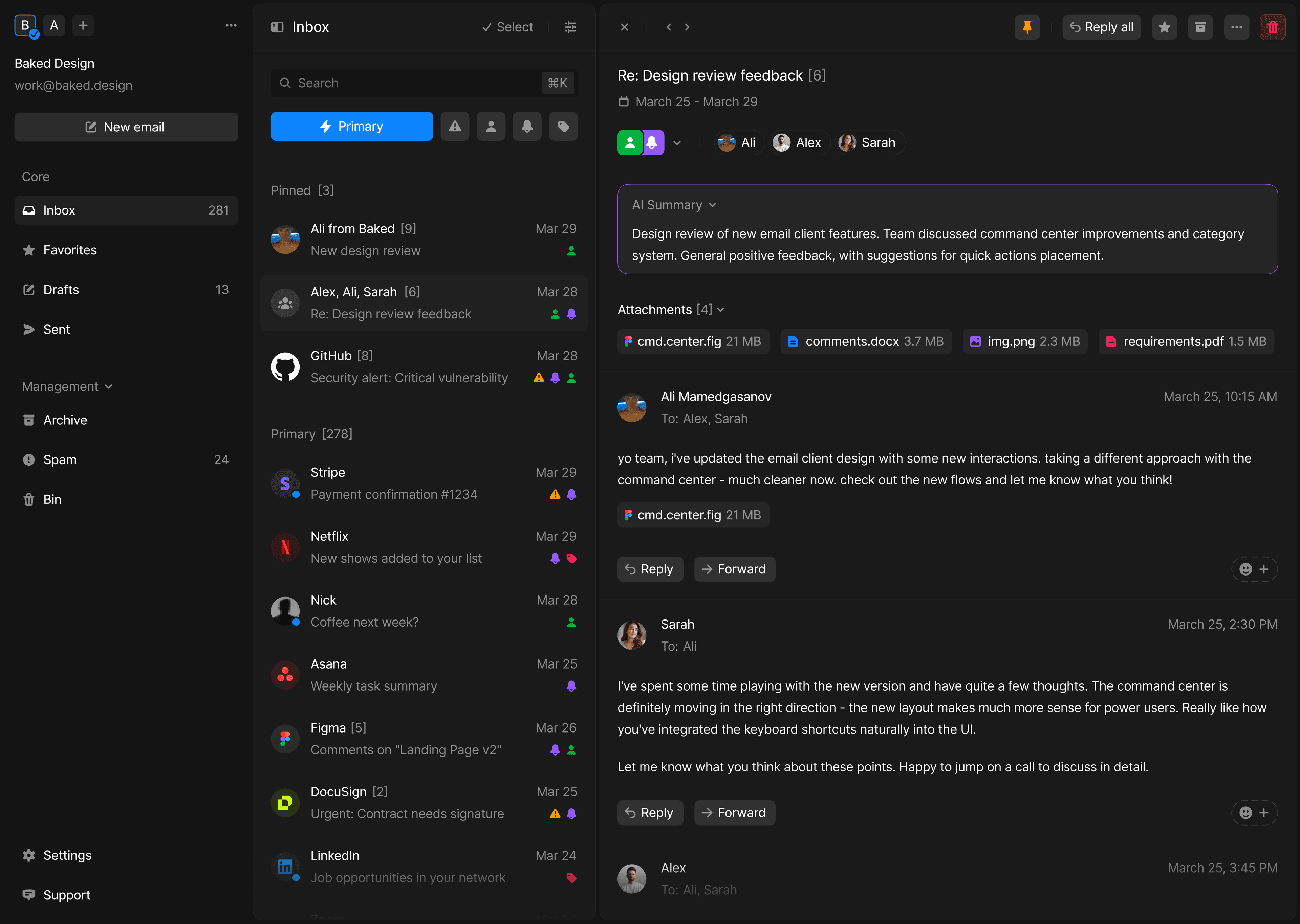 Zero Email Preview