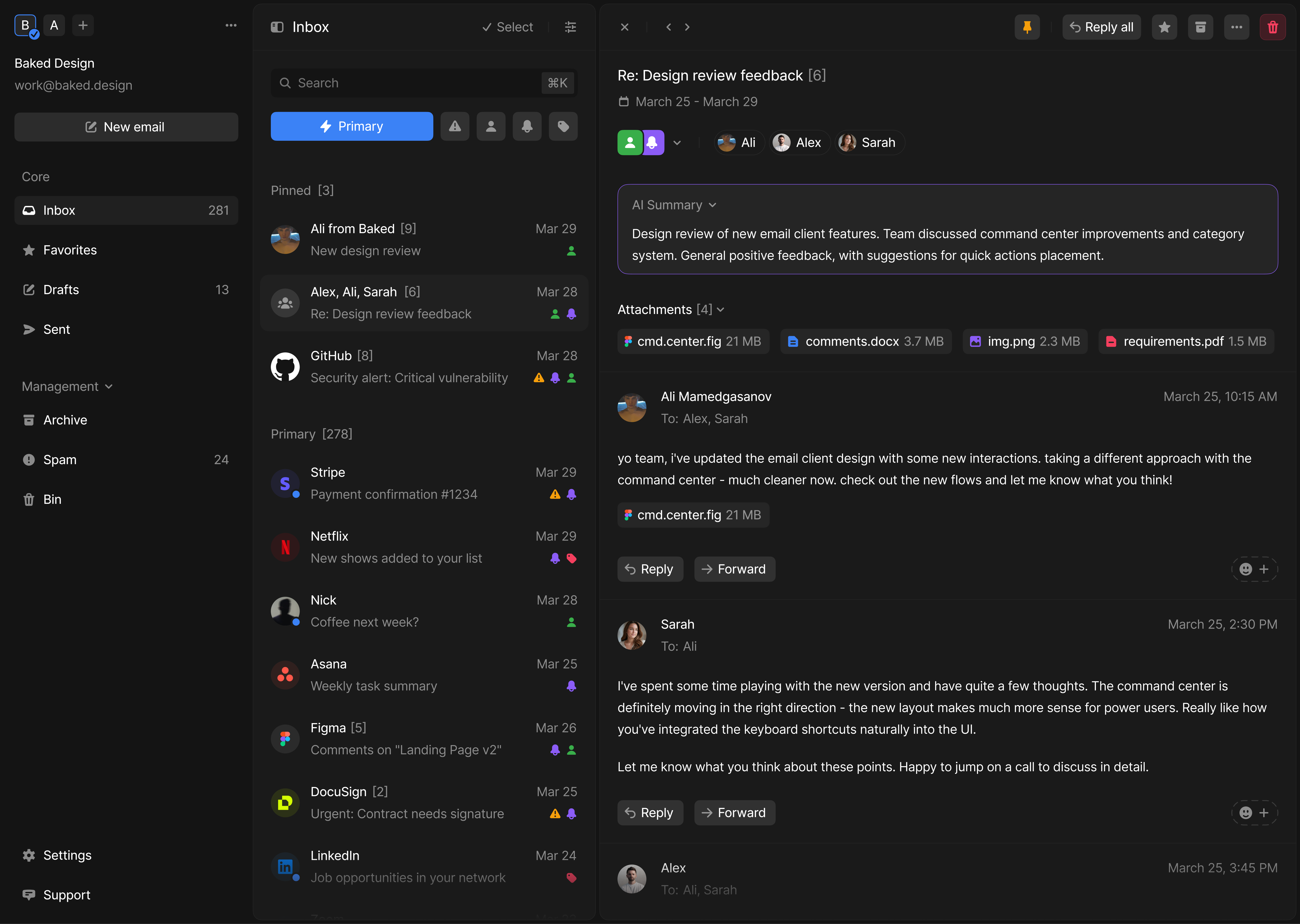 Zero Email Preview
